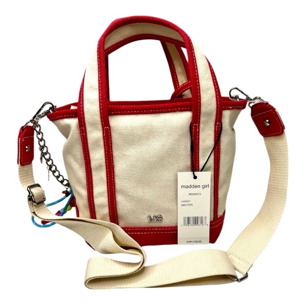 Madden Girl viral cherry tote with charms - Picture 2 of 5